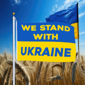 Offcial We Stand With Ukraine Flags