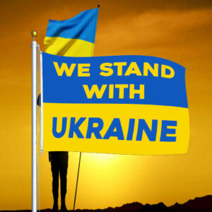 Offcial We Stand With Ukraine Flags