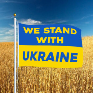 Offcial We Stand With Ukraine Flags