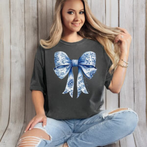 Subtle Fuck Trump Chinoiserie Bow T-Shirt