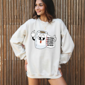 F*ck Trump F*ck Elon F*ck Vance T-Shirt Anti Trump