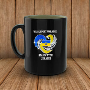 We support Ukraine Stand with Ukraine Mugs