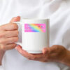 We're Here, We're Queer, and We Hate the Fucking President Pride Merch Mug