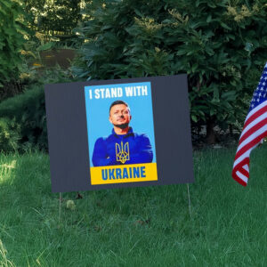 Zelensky I Stand With Ukraine Yard Sign